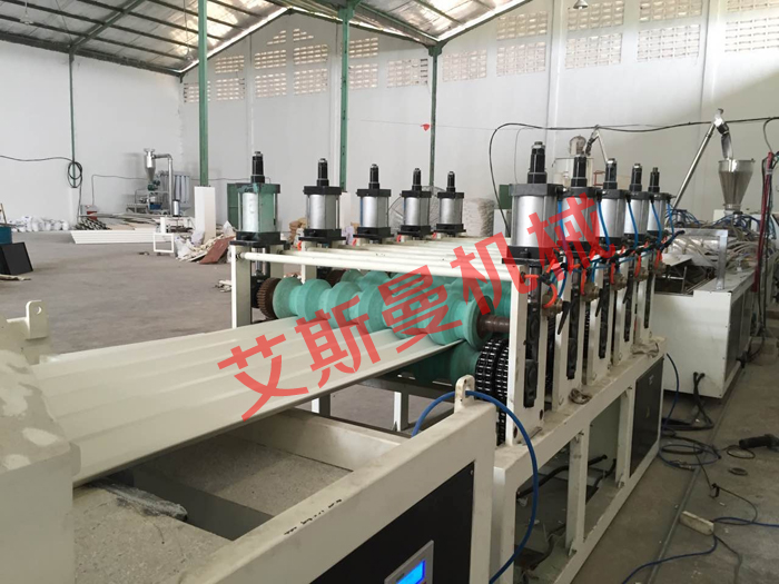 PVC Hollow Roof tile making machine