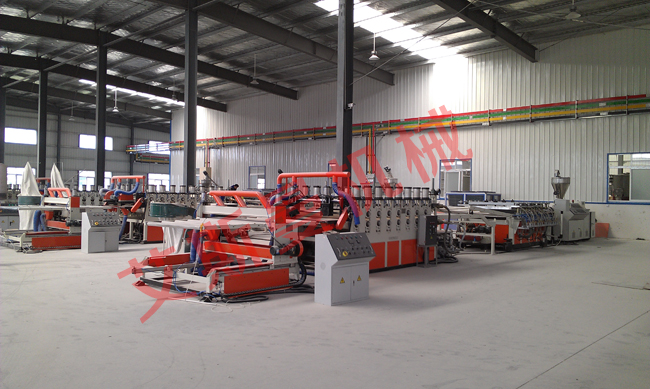 PVC Co-extrusion foamed board production line