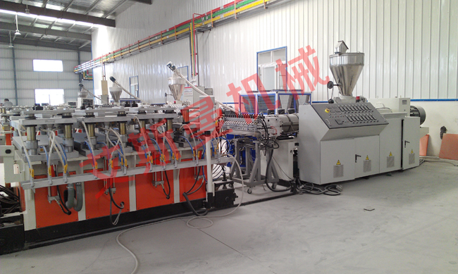 PVC Crust foamed board production line